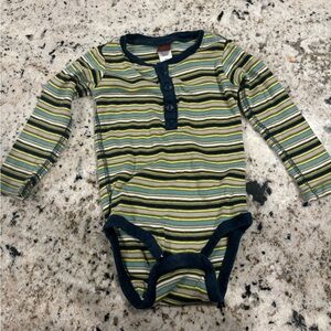 Tea Collection Multicolor Striped Baby Bodysuit